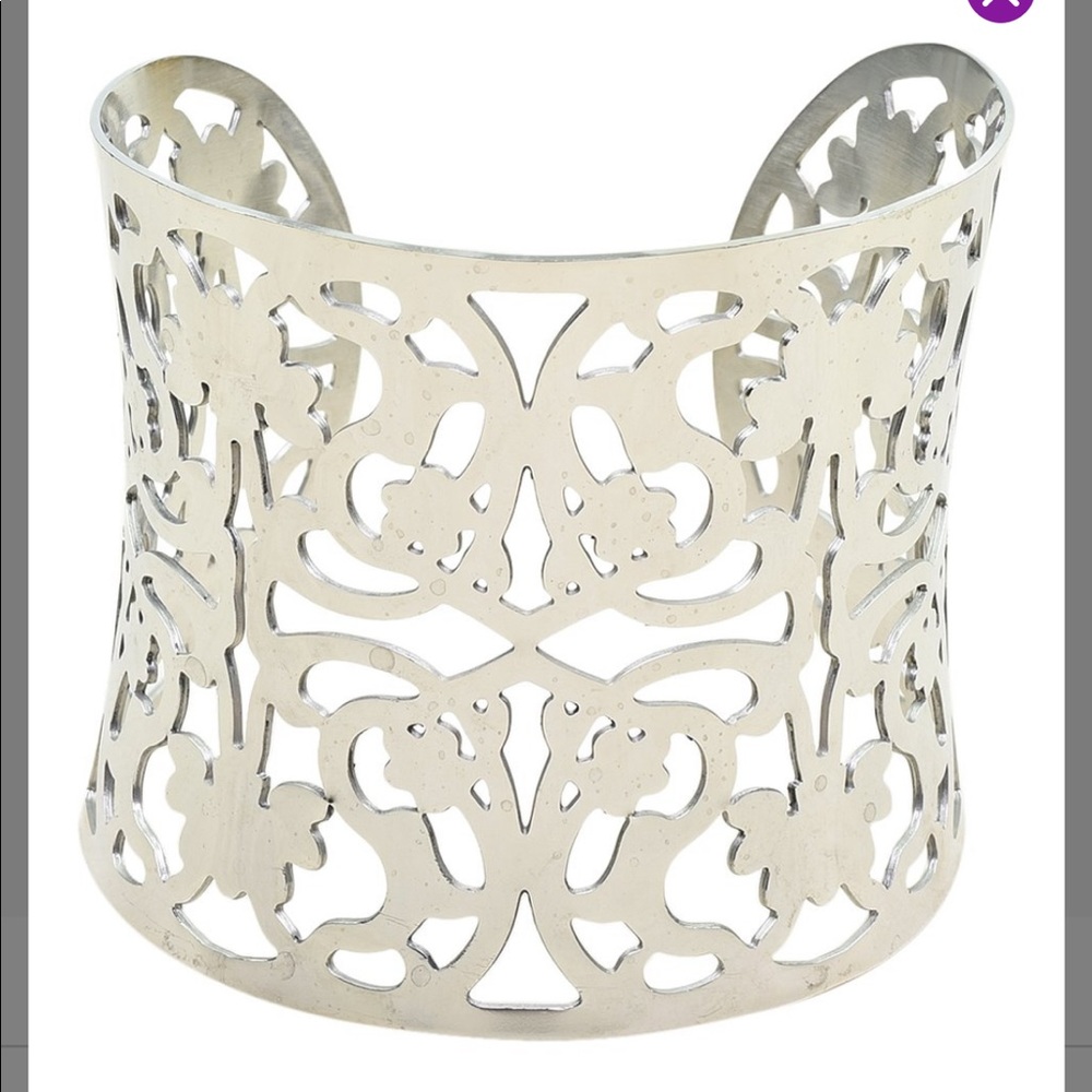 Pink Box-Butterfly design cutout cuff- stainless steel and beautiful!  NWT